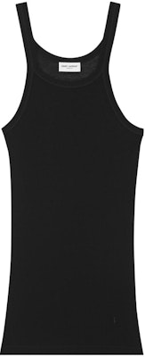 (W) SAINT LAURENT SS23 Baju Tanpa Lengan Kasual Hitam - Malaysia 728177Y37IF1000 Order (W) SAINT LAURENT SS23 Baju Tanpa Lengan Kasual Hitam - Malaysia 728177Y37IF1000