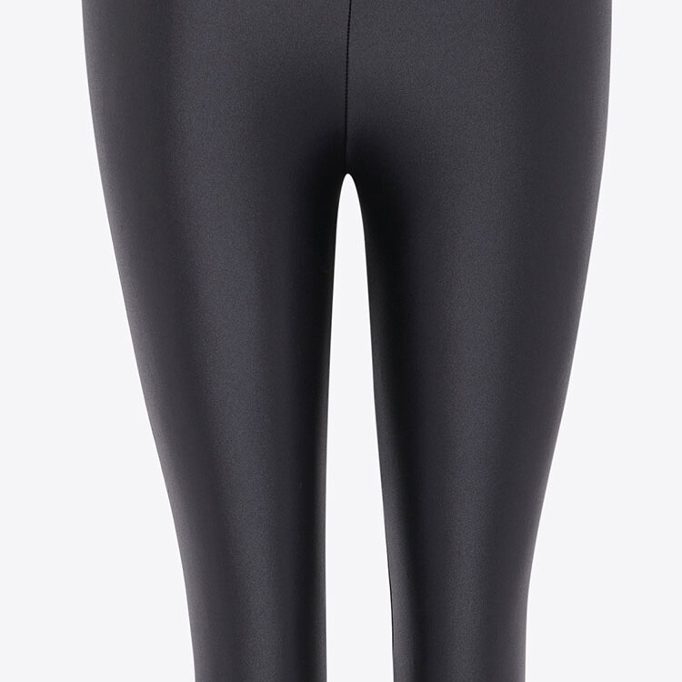 Sizing (W) サンローラン SS23 モノグラム ニット レギンス レディース ブラック 751725Y37LL1000