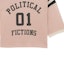 Sizing (Women) SAINT LAURENT SS23 Pink Stripe Letter Print Round Neck T-Shirt . 729940Y37EG5234