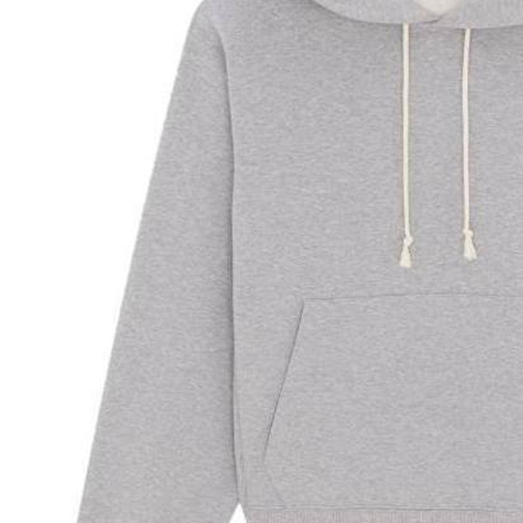 Purchase (W) SAINT LAURENT SS24 Hoodie Abu-Abu Lengan Panjang Warna Polos. 778559Y37PU1403