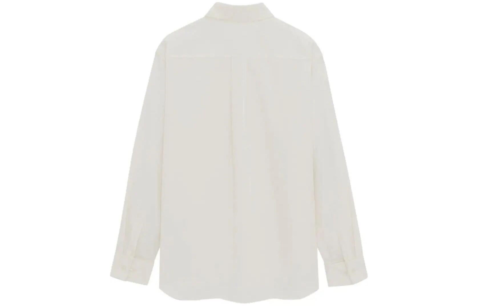 Lookbook (W) SAINT LAURENT SS24 純白長袖襯衫 769064Y1H689000