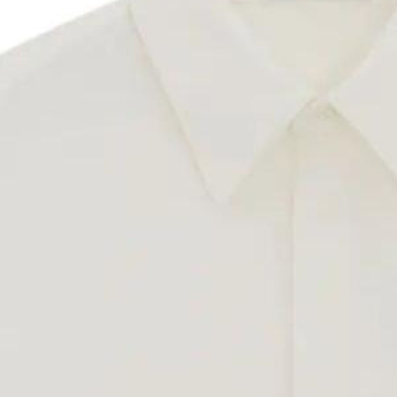 Shop (W) SAINT LAURENT SS24 純白長袖襯衫 769064Y1H689000