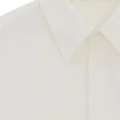(W) SAINT LAURENT SS24 純白長袖襯衫 769064Y1H689000 Shop (W) SAINT LAURENT SS24 純白長袖襯衫 769064Y1H689000