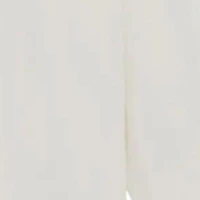 Sizing (Women) SAINT LAURENT SS24 Solid Long Sleeve Button-Up Shirt White 769064Y1H689000