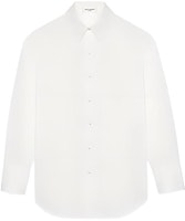(Women) SAINT LAURENT SS24 White Long Sleeve Button-Up Shirt. 789413Y1H48-9601 (Women) SAINT LAURENT SS24 White Long Sleeve Button-Up Shirt. 789413Y1H48-9601