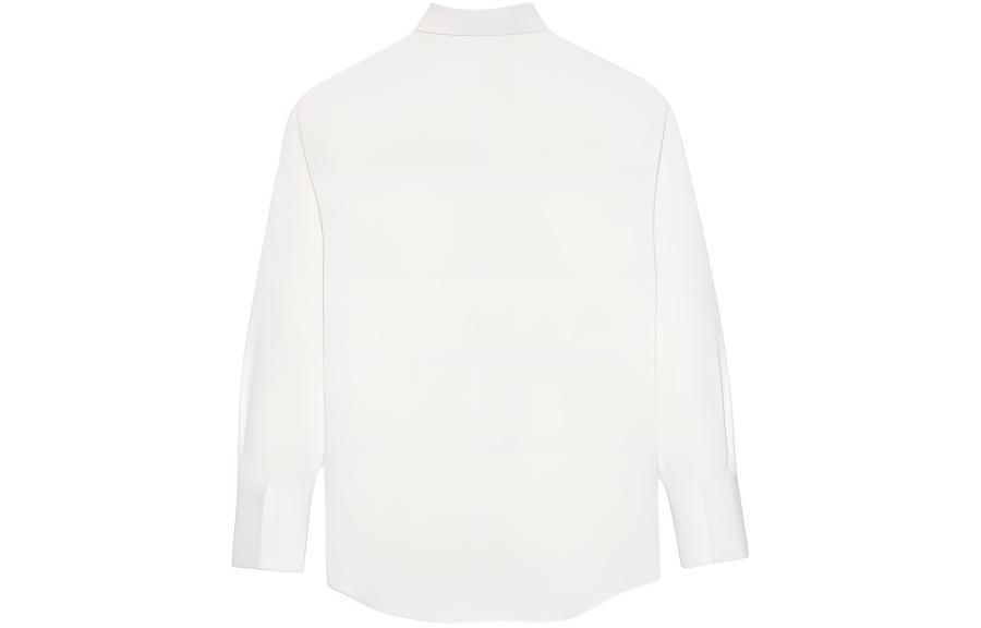Lookbook (W) SAINT LAURENT SS24 白色長袖襯衫扣襟式上衣 789413Y1H48-9601