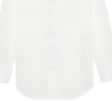 Purchase (Women) SAINT LAURENT SS24 White Long Sleeve Button-Up Shirt. 789413Y1H48-9601