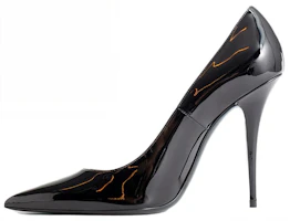 (Women) Saint Laurent Stiletto High Heels 'Black Leather' 7112621TV001000 (Women) Saint Laurent Stiletto High Heels 'Black Leather' 7112621TV001000