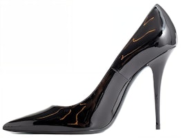 (Women) Saint Laurent Stiletto High Heels 'Black Leather' 7112621TV001000 (Women) Saint Laurent Stiletto High Heels 'Black Leather' 7112621TV001000