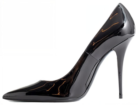 (Women) Saint Laurent Stiletto High Heels 'Black Leather' 7112621TV001000 Buy (Women) Saint Laurent Stiletto High Heels 'Black Leather' 7112621TV001000