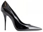 Order (W) Saint Laurent Stiletto Tumit Tinggi 'Kulit Hitam' 7112621TV001000