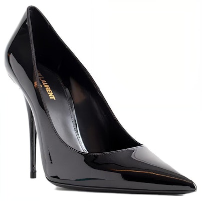 (Women) Saint Laurent Stiletto High Heels 'Black Leather' 7112621TV001000 Lookbook (Women) Saint Laurent Stiletto High Heels 'Black Leather' 7112621TV001000
