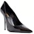 (W) Saint Laurent Stiletto Tumit Tinggi 'Kulit Hitam' 7112621TV001000