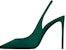 (W) Saint Laurent Stiletto Tumit Tinggi 'Green Fashion' 7027531UU003020