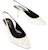 (W) Saint Laurent Kasut Tumit Tinggi Stiletto 'Fesyen Putih' 6581682V7KK1906