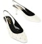 Shop (W) Saint Laurent Kasut Tumit Tinggi Stiletto 'Fesyen Putih' 6581682V7KK1906