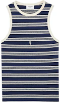 (Women) Saint Laurent Striped Colorblock Sleeveless Tank Top 870546Y38DW4279 (Women) Saint Laurent Striped Colorblock Sleeveless Tank Top 870546Y38DW4279