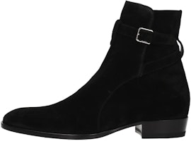 (Women) Saint Laurent Suede Ankle Boots 'Black Fashion' 498372BT3001000 (Women) Saint Laurent Suede Ankle Boots 'Black Fashion' 498372BT3001000