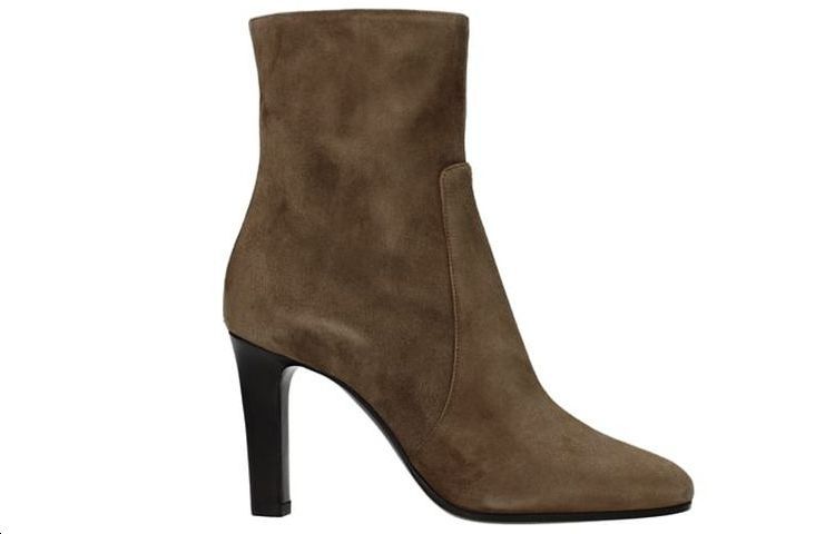 Order (Women) Saint Laurent Suede Ankle Boots 'Brown' 6324730LI002517