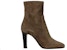 (Women) Saint Laurent Suede Ankle Boots 'Brown' 6324730LI002517