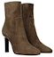 Shop (Women) Saint Laurent Suede Ankle Boots 'Brown' 6324730LI002517