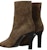 (Women) Saint Laurent Suede Ankle Boots 'Brown' 6324730LI002517