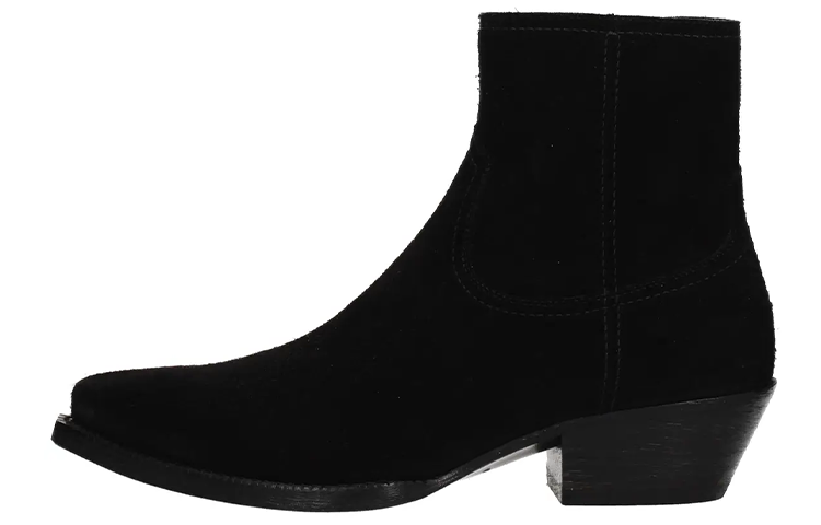 (Women) Saint Laurent Suede Boots 'Black' 5328600NW001000