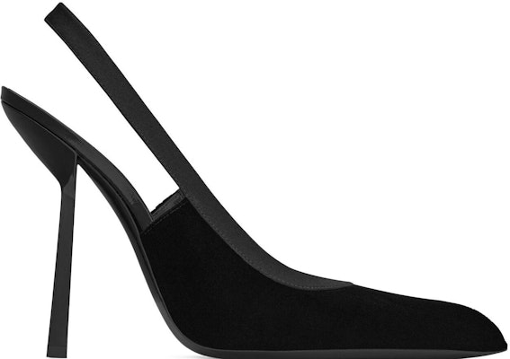 (W) Saint Laurent High Heels Suede 'Hitam' 763432GVOAC1000 Order (W) Saint Laurent High Heels Suede 'Hitam' 763432GVOAC1000