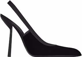 Order (W) Saint Laurent Tacones Altos de Piel 'Negro' 763432GVOAC1000