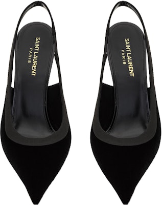 (W) Saint Laurent High Heels Suede 'Hitam' 763432GVOAC1000 Shop (W) Saint Laurent High Heels Suede 'Hitam' 763432GVOAC1000