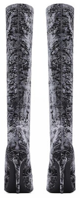 (Women) Saint Laurent Talia 'Cold Grey Velvet' 711197AAAPV1424 Details for (Women) Saint Laurent Talia 'Cold Grey Velvet' 711197AAAPV1424