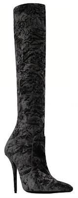 (Women) Saint Laurent Talia 'Velvet Black High Top Boot' 711197AAAPV1000 Order (Women) Saint Laurent Talia 'Velvet Black High Top Boot' 711197AAAPV1000