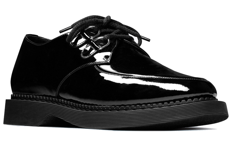 Lookbook (W) Saint Laurent Teddy 'Kulit Hitam Berkilat' 6698031TV001000