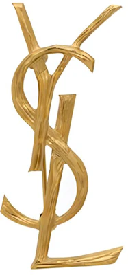 (W) Broche de Latón Texturizado SAINT LAURENT para Mujer - Dorado. 748486Y15008007 Buy (W) Broche de Latón Texturizado SAINT LAURENT para Mujer - Dorado. 748486Y15008007