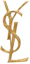Buy (W) Broche de Latón Texturizado SAINT LAURENT para Mujer - Dorado. 748486Y15008007