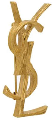 (W) Broche de Latón Texturizado SAINT LAURENT para Mujer - Dorado. 748486Y15008007 Lookbook (W) Broche de Latón Texturizado SAINT LAURENT para Mujer - Dorado. 748486Y15008007