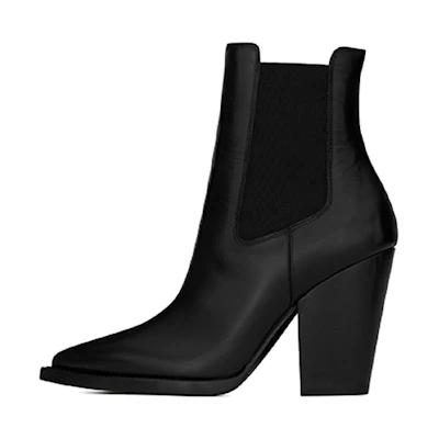 (W) Saint Laurent Theo Chelsea Boot 'Black'