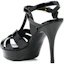 Shop (Women) Saint Laurent Tribute 'Black Calfskin' 315490AAAOW1000