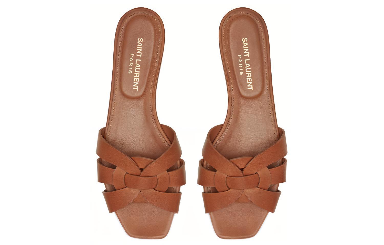 Lookbook (Women) Saint Laurent Tribute 'Brown Leather' 571952BDA002206