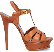 Order (W) Sandal T-Strap Coklat Saint Laurent Tribute 315487BDA002206