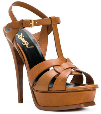 (Women) Saint Laurent Tribute 'Brown T-Strap Sandal' 315487BDA002206 Lookbook (Women) Saint Laurent Tribute 'Brown T-Strap Sandal' 315487BDA002206