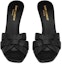 Shop (W) Saint Laurent Tribute 'Tinggi Tumit Hitam Berkilat Corak Kulit Buaya' 6509861YQ001000