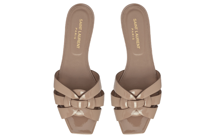Shop (W) Saint Laurent Tribute 'Nude' Sandalias Mujer 571952B8I009935