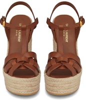 Purchase (W) Saint Laurent Tribute 'Sandalia Casual de Cuña Marrón de Moda Simple' 611924BDA002206