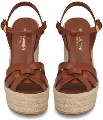 (Women) Saint Laurent Tribute 'Simple Casual Fashion Wedge Sandal Brown' 611924BDA002206 Purchase (Women) Saint Laurent Tribute 'Simple Casual Fashion Wedge Sandal Brown' 611924BDA002206