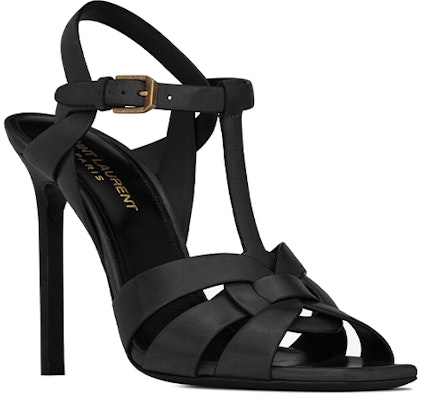 (W) Saint Laurent Tribute 'Tacones Altos de Piel Lisa Negra' 620673DWE001000 Order (W) Saint Laurent Tribute 'Tacones Altos de Piel Lisa Negra' 620673DWE001000