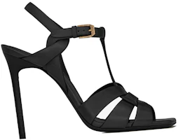 Order (W) Saint Laurent Tribute 'Tacones Altos de Piel Lisa Negra' 620673DWE001000