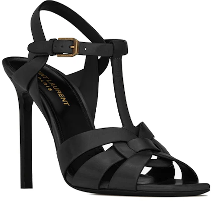 (Women) Saint Laurent Tribute 'Smooth Black Leather High Heels' 620673DWE001000 Lookbook (Women) Saint Laurent Tribute 'Smooth Black Leather High Heels' 620673DWE001000
