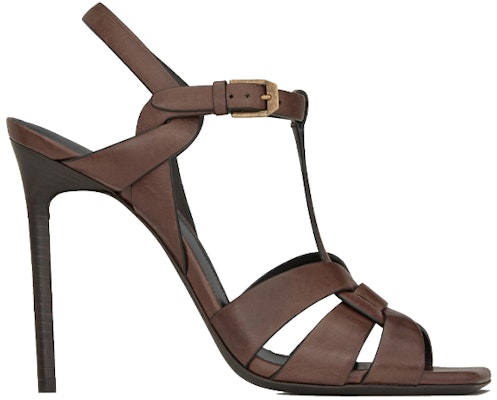 (Women) Saint Laurent Tribute 'Smooth Leather High Heels Chocolate' 620673DWE006023 Order (Women) Saint Laurent Tribute 'Smooth Leather High Heels Chocolate' 620673DWE006023