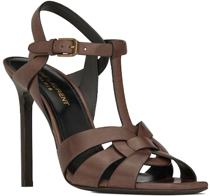 (Women) Saint Laurent Tribute 'Smooth Leather High Heels Chocolate' 620673DWE006023 Lookbook (Women) Saint Laurent Tribute 'Smooth Leather High Heels Chocolate' 620673DWE006023